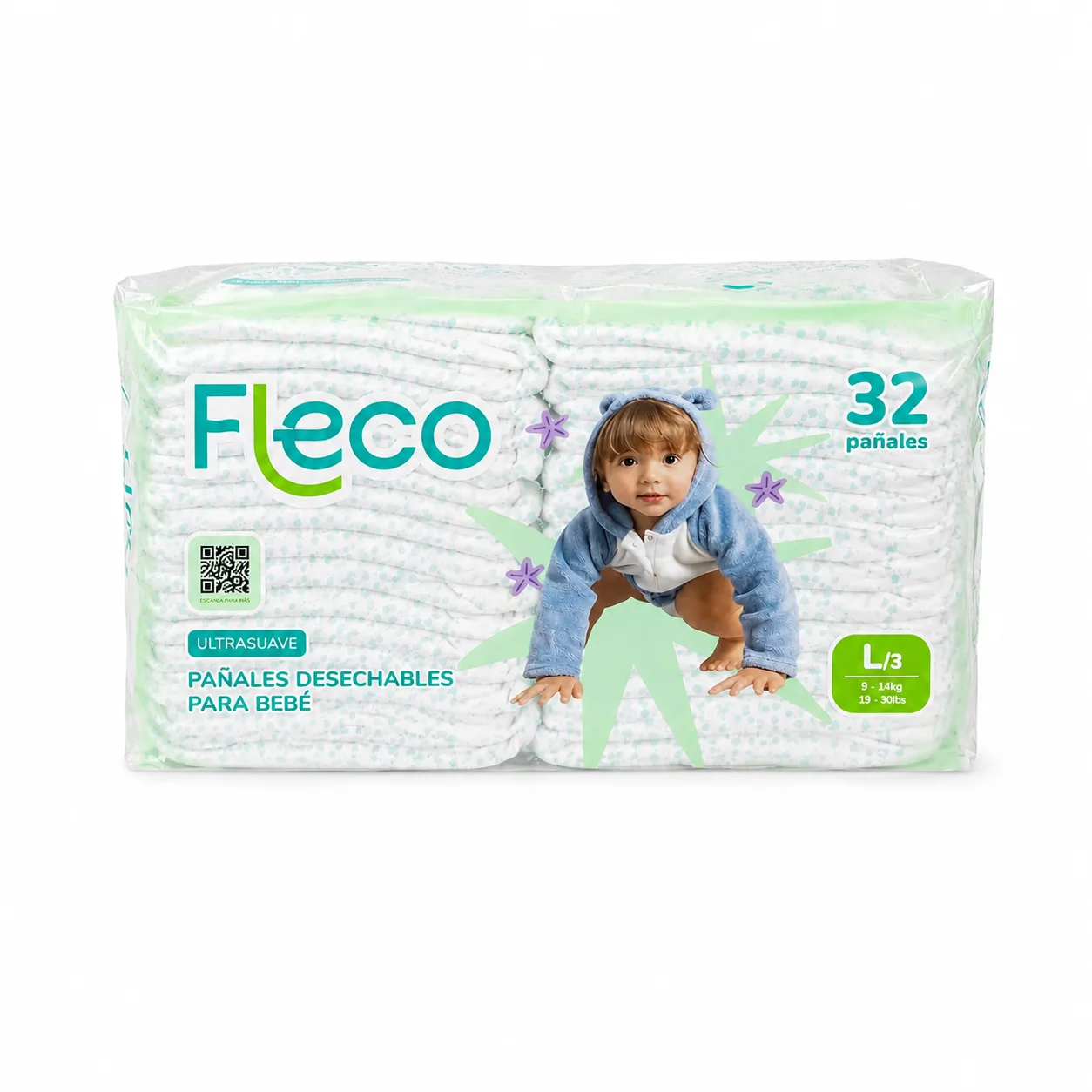 Pañales desechables para bebé L/3